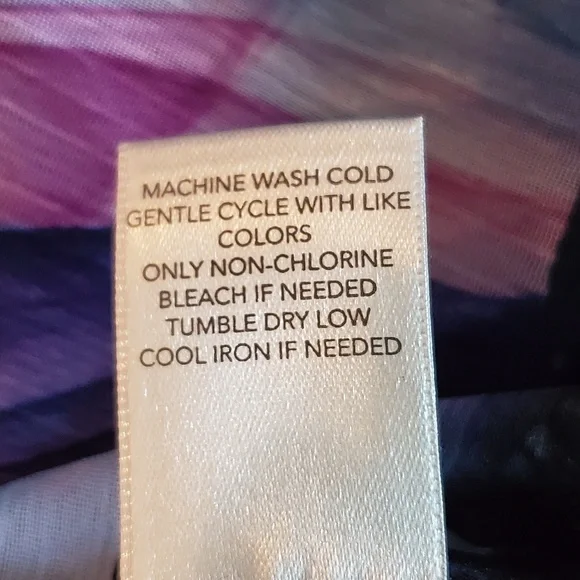 Christopher & Banks Watercolor Print Blouse - Picture 4 of 7